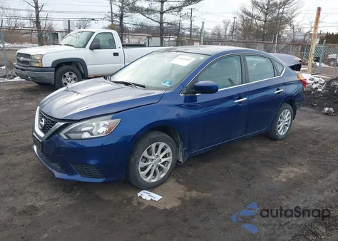 2018 Nissan Sentra Sv из США, поврежденный, VIN 3N1AB7AP1JY265622